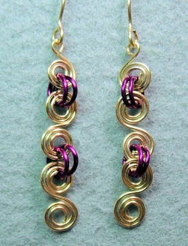 Double Spiral Wire Earrings Video Tutorial | Beaded Jewelry Diva